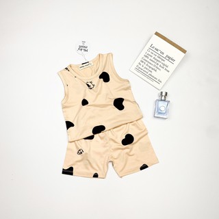 [SALE] Bộ Ba Lỗ Cho Bé Trai Minky Mom Vải Thun Lạnh Họa Tiết Bò Sữa Kute, Áo Ba Lỗ Bé Trai Mặc Hè MKM3LO2113