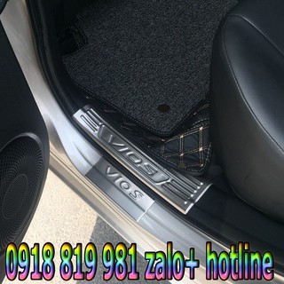 Ốp bậc cửa trong và ngoài vios 2018-2019 inox