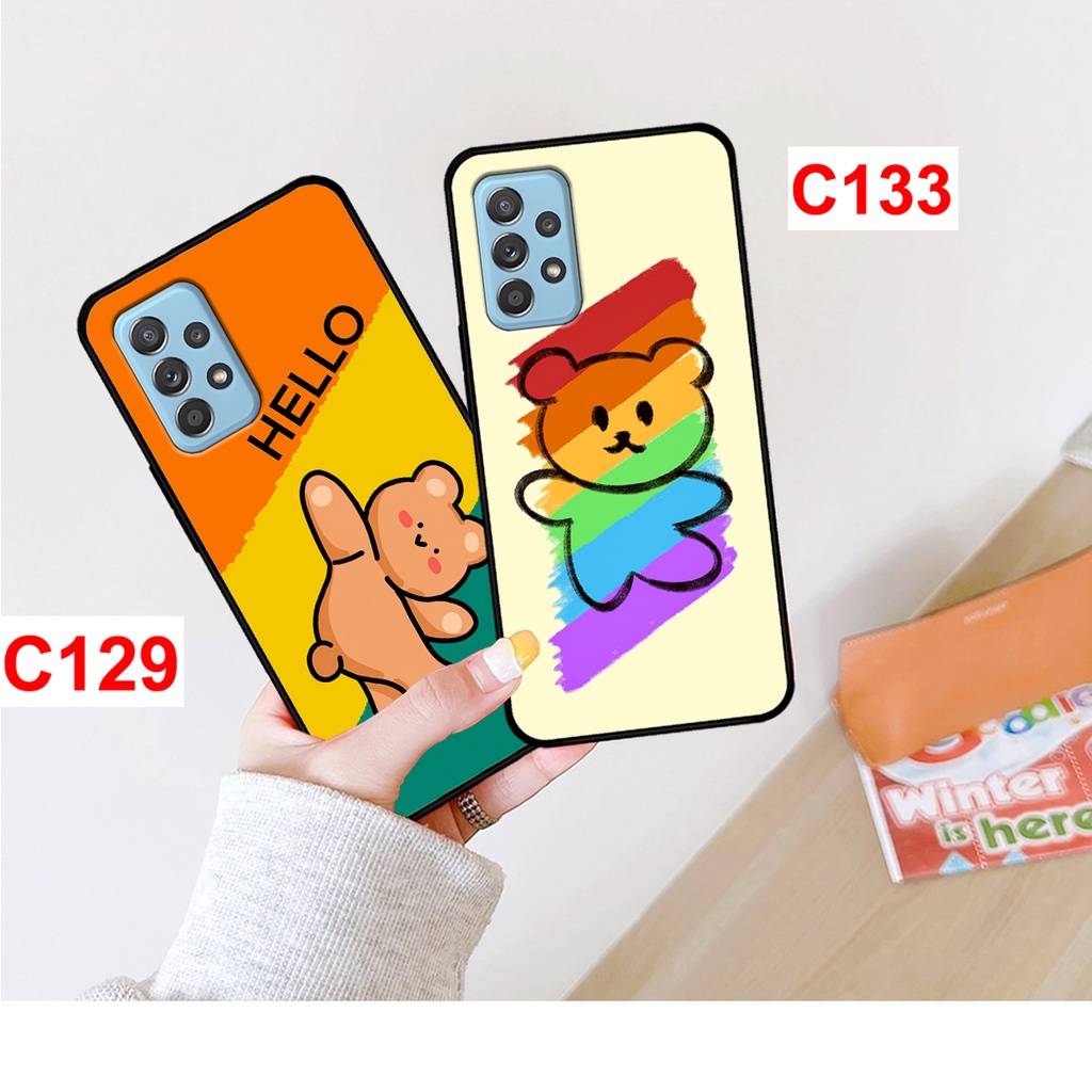 Ốp lưng Samsung A13 -  A23 - A33 - A32 - A52/A52s - A72 - A53 -  A73  GẤU CẦU VỒNG CỰC ĐẸP 2022