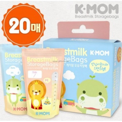 Túi trữ sữa Kmom Hàn Quốc hộp 20 túi 200ml