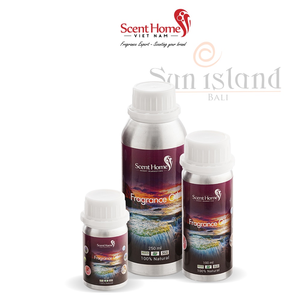 [Chính hãng] Tinh dầu Sunshine Bali Island - ScentHomes (Sunshine Bali Island- 50ml,100ml,250ml)