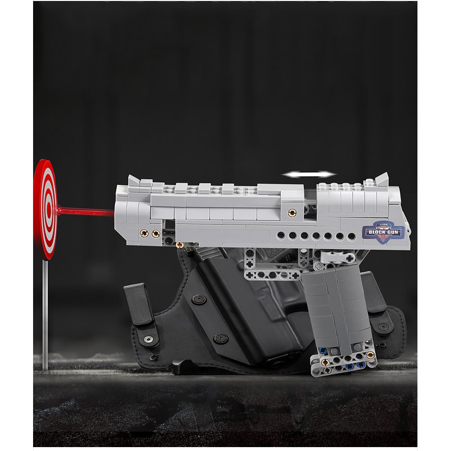[Hàng Có Sẵn] Đồ Chơi Lắp Ghép Lego, Lắp Ráp Mô Hình Súng Gun Model C81007 Lục Trắng 307 PCS