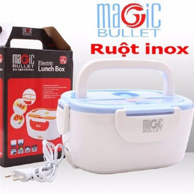 Hộp cơm hâm nóng Magic Bullet ruột inox cao  cấp