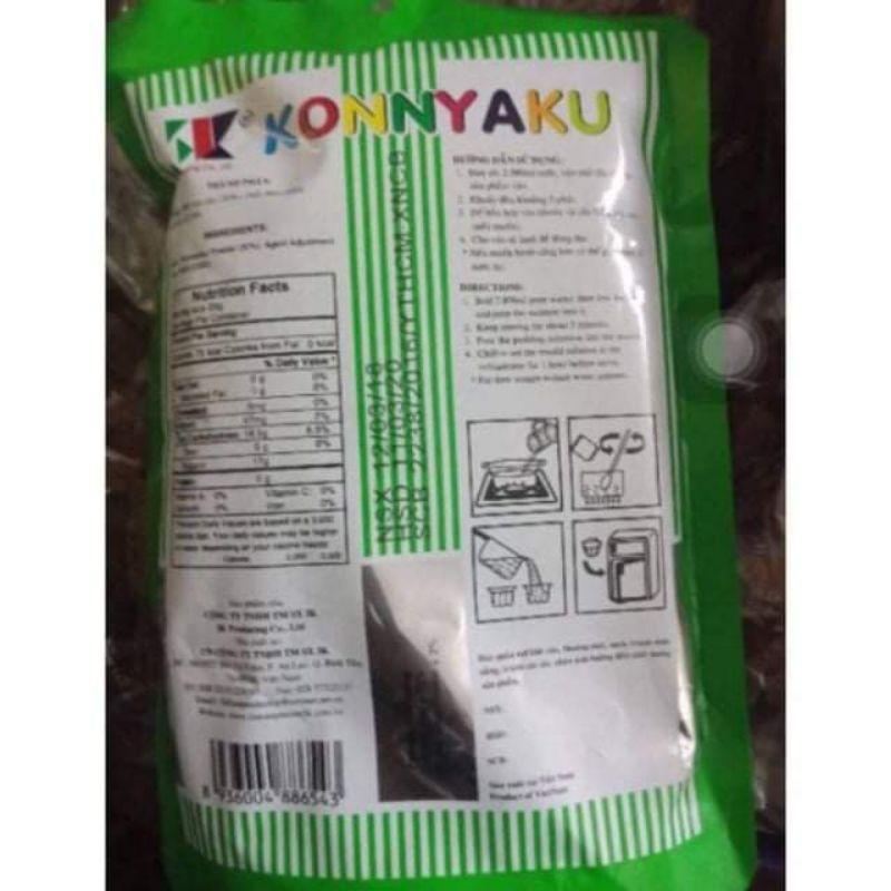 Bột rau câu hoa quả 560g