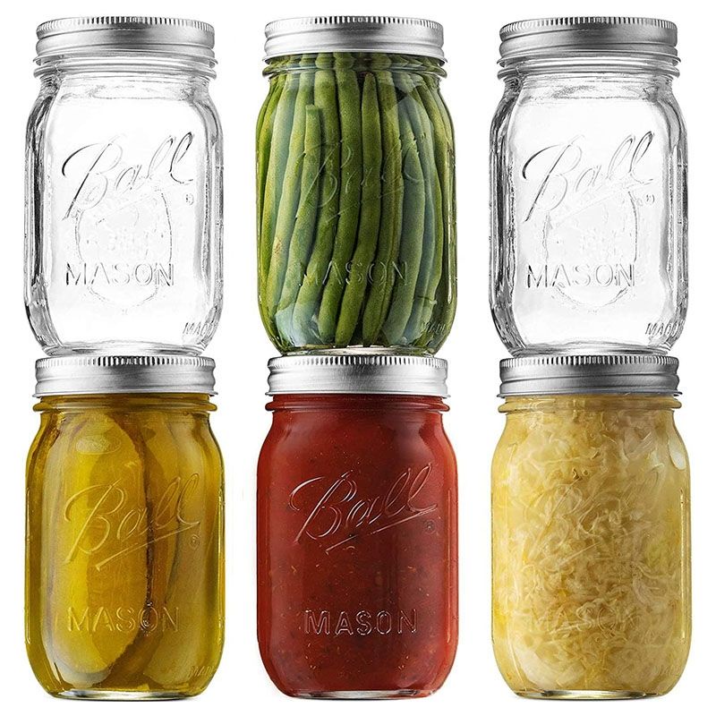 Lọ thủy tinh đa năng có chia vạch Mason Jar