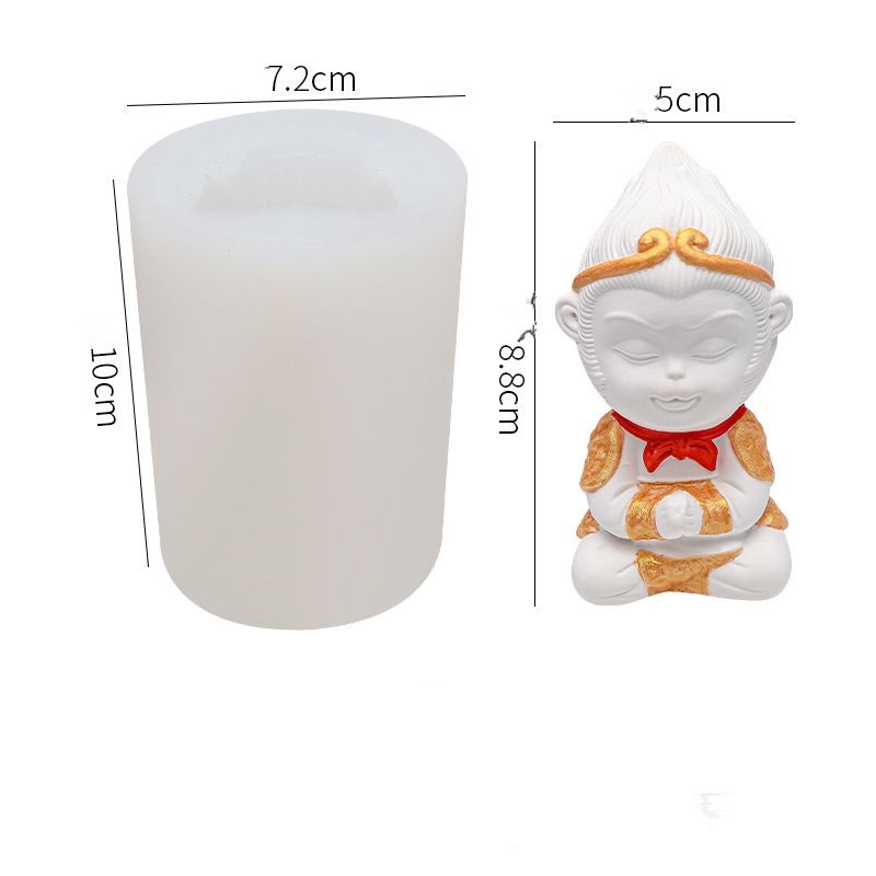 Khuôn silicon làm nến, làm tượng