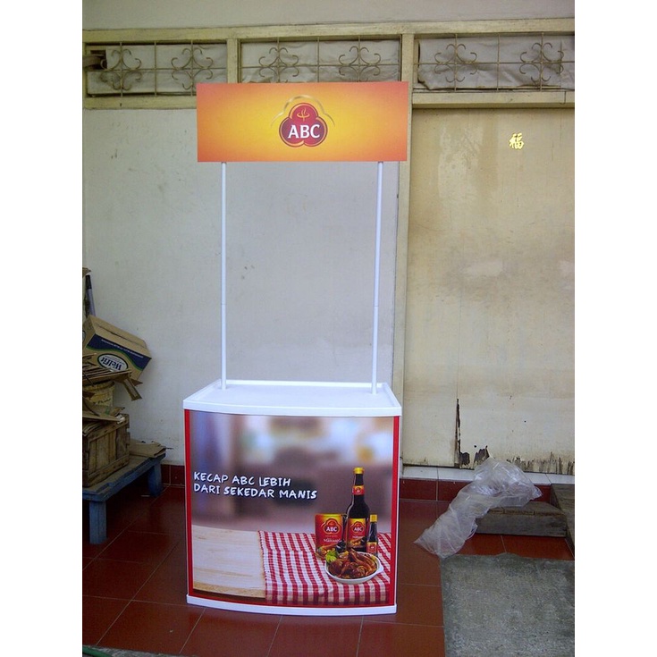 Quầy booth di động, quầy bán hàng di động nhựa cao cấp
