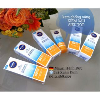 Nivea Đức_KEM CHỐNG NẮNG kiềm dầu