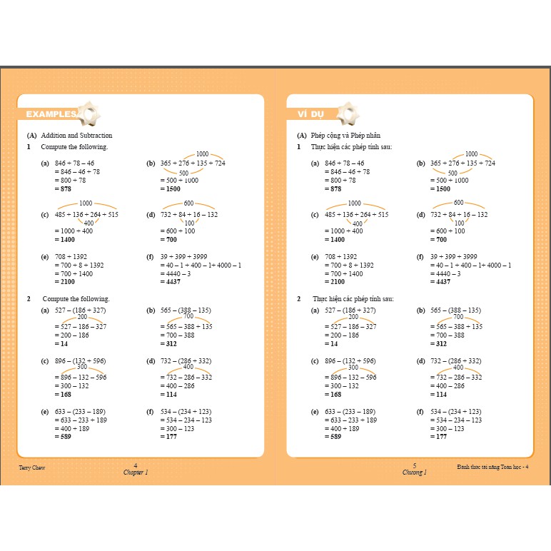 Sách - Đánh Thức Tài Năng Toán Học 4 và 5 - Toán Song Ngữ Singapore ( Combo 2 cuốn 10 - 13 Tuổi )