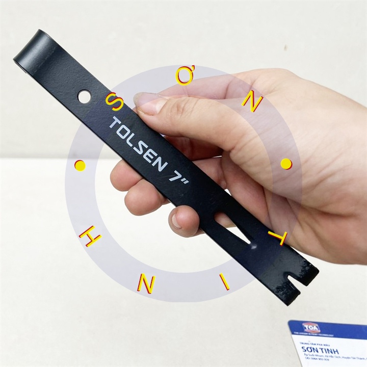 Xà beng dẹp 180mm tolsen 25113