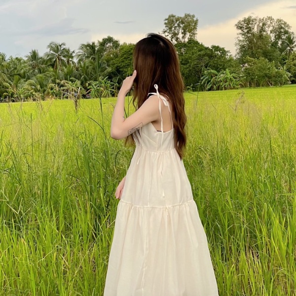Váy hai dây tiểu thư , đầm babydoll ulzzang siêu cute PLD55