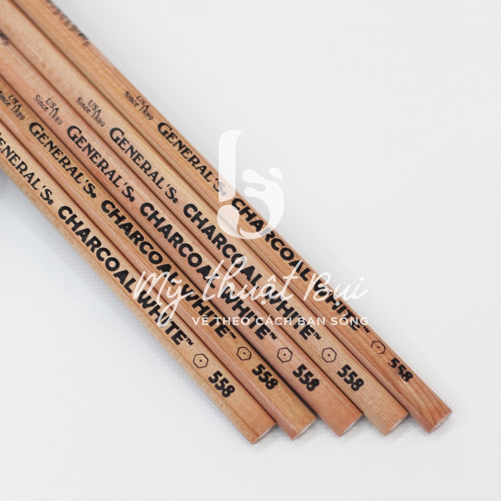 Chì trắng General's Charcoal White #558