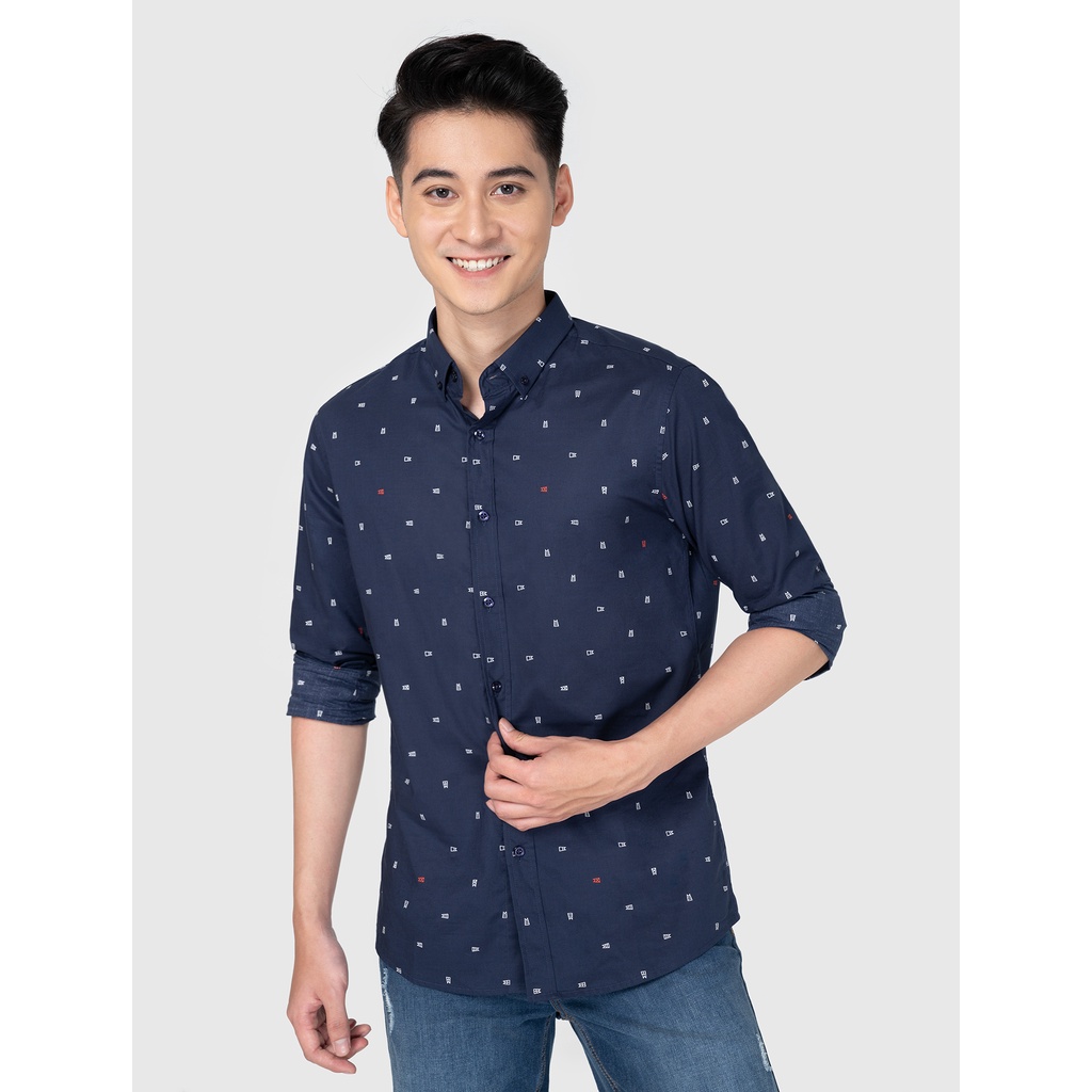  Áo sơ mi nam cotton họa tiết chấm bi dài tay CANIFA - 8TH21S011 | BigBuy360 - bigbuy360.vn