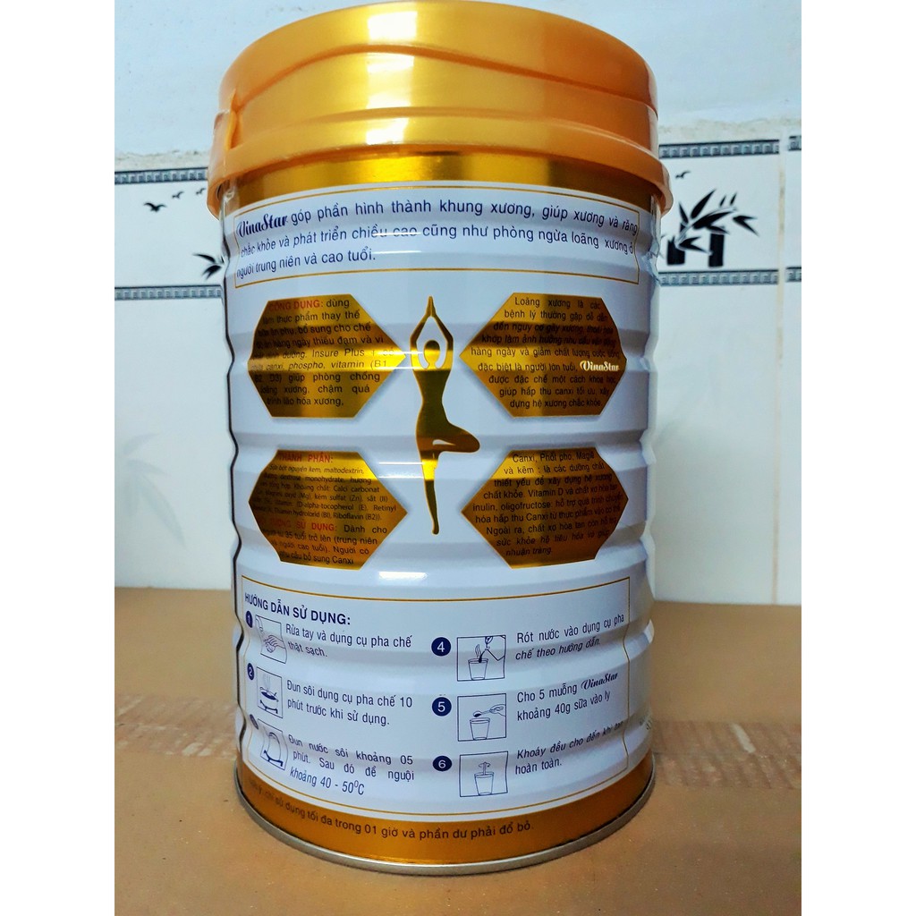 Sữa bột vinastar Xương khớp lon 900gr