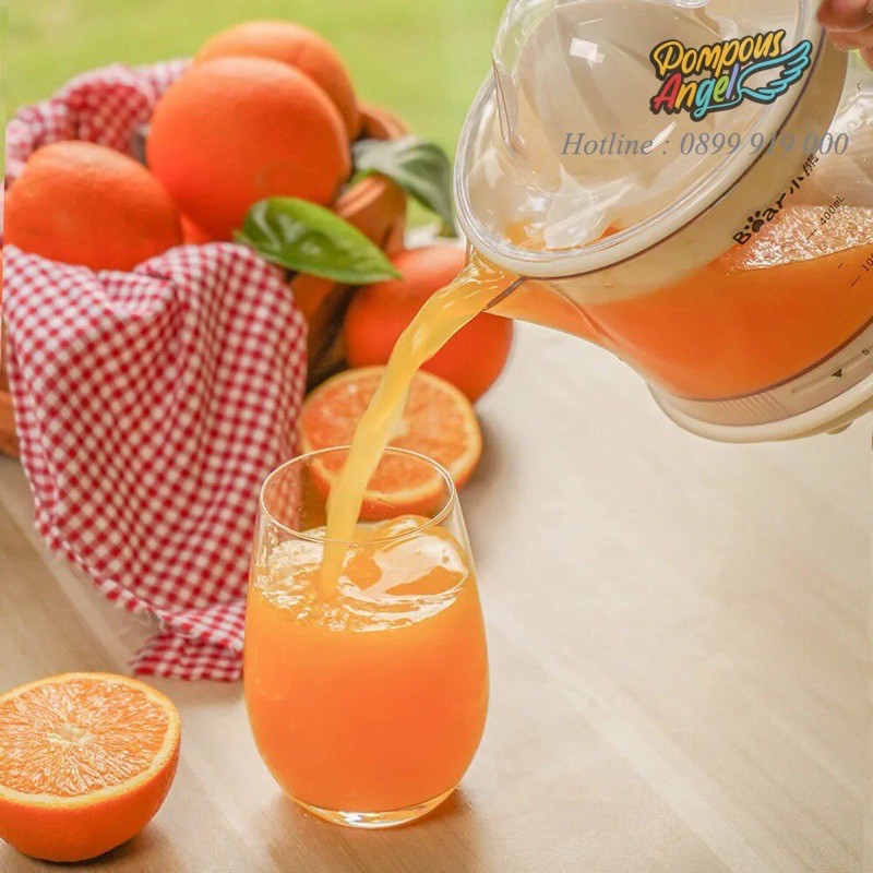 Máy vắt cam BEAR CZJ-A04B1 ,dung tích 400ml, vắt kiệt,êm, nhẹ , không bị đắng