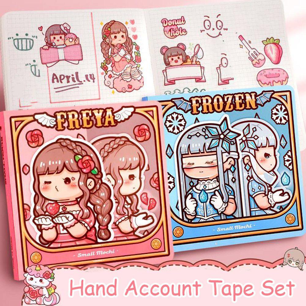 PISTA Bộ Sticker Dán Trang Trí Sổ Tay Hình Nàng Tiên Xinh Xắn