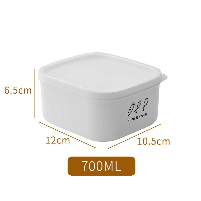 Hộp Đựng Thực Phẩm Bằng Nhựa Cỡ Lớn Tiện Dụng Cho Tủ Lạnh