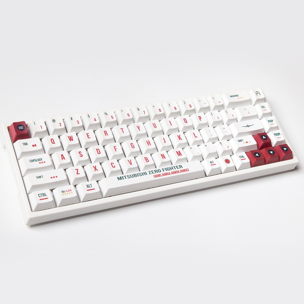 Keycap GMK Clone phi công 132 keys chất liệu pbt profile cherry dành cho bàn phím cơ