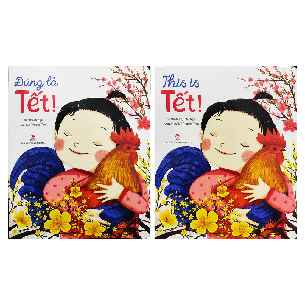 Sách - Đúng là Tết và This is Tết (NXB Kim Đồng)