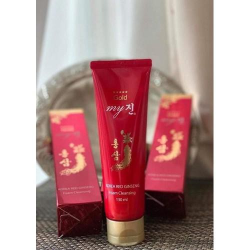 Sữa rửa mặt hồng sâm đỏ My Gold Korea Red Ginseng Foam Cleanser 130ml