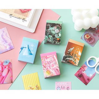 Cuốn 50 miếng sticker phong cách âu mỹ