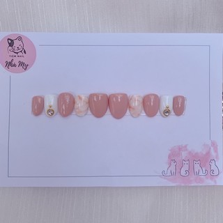 [Nail Box] móng úp thiết kế loang