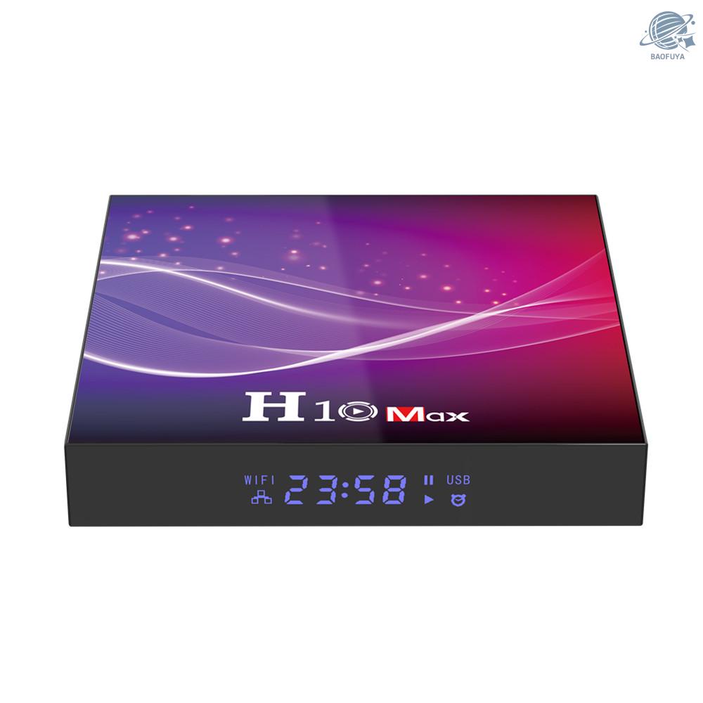 Tv Box H10 Max Smart Tv Box Android 10.0 H616 Quad Core 64 Bit 2.4g Wifi 6k Hdr H.265 4gb / 32gb
