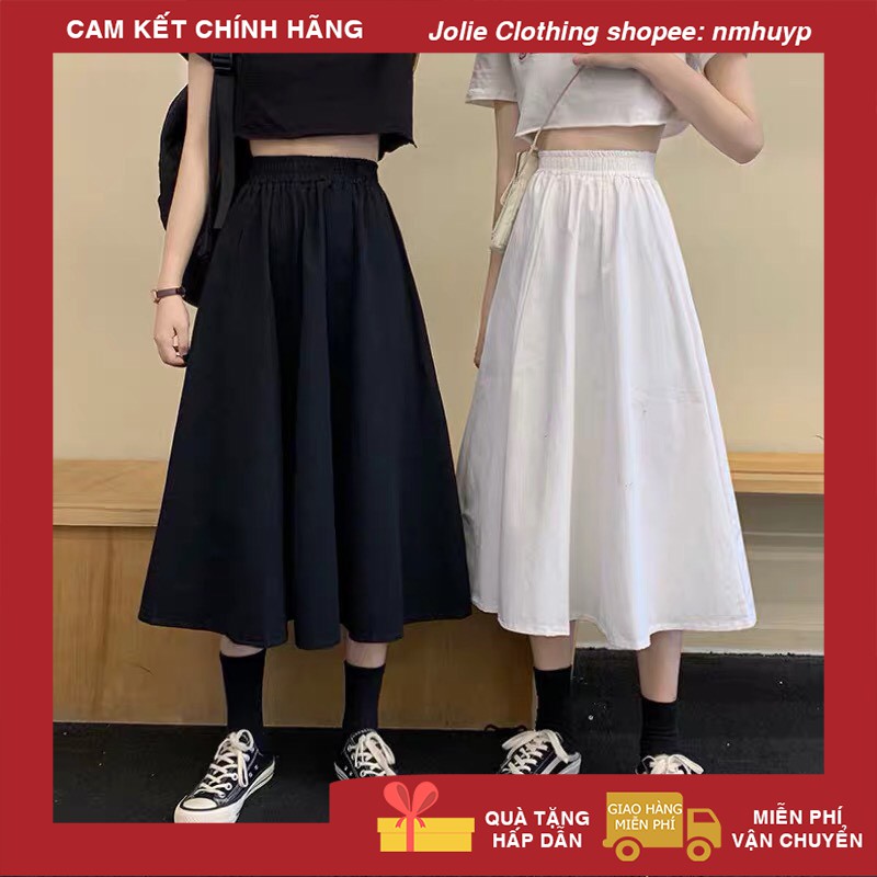 Chân Váy Dài Váy Midi Lưng Chun Co Giãn tốt có Bigsize | BigBuy360 - bigbuy360.vn