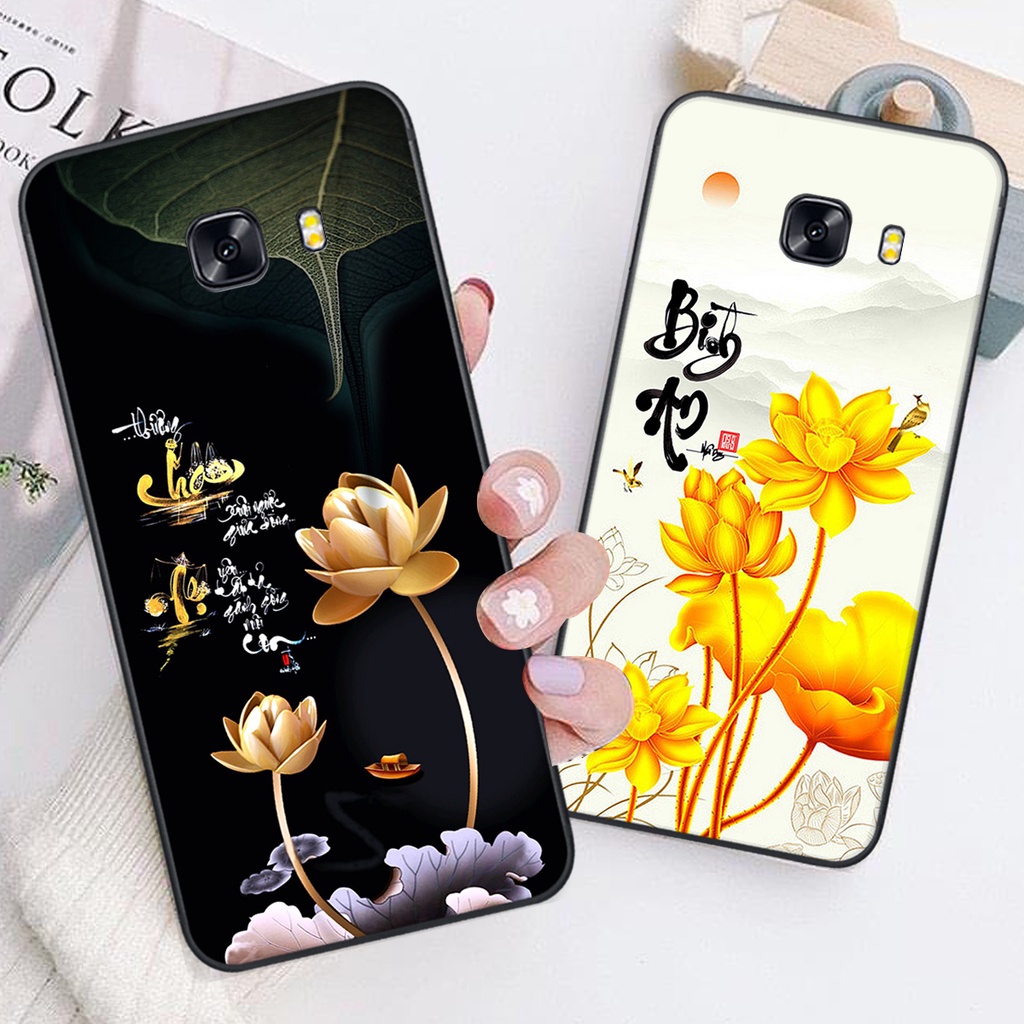 Ốp lưng Samsung Galaxy C9 PRO in hình chữ tài chữ lộc, Cha Mẹ, bình an SIÊU ĐẸP