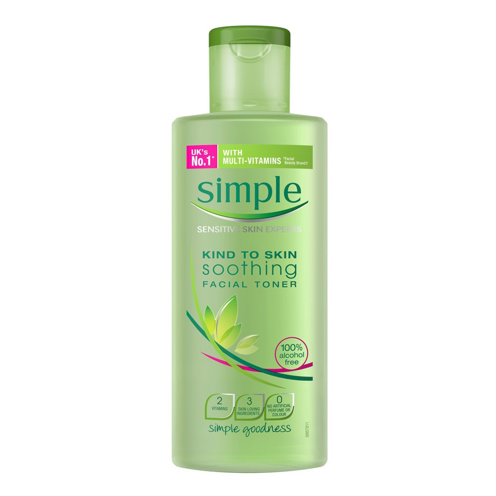 Nước hoa hồng Simple Kind To Skin Soothing Facial Toner