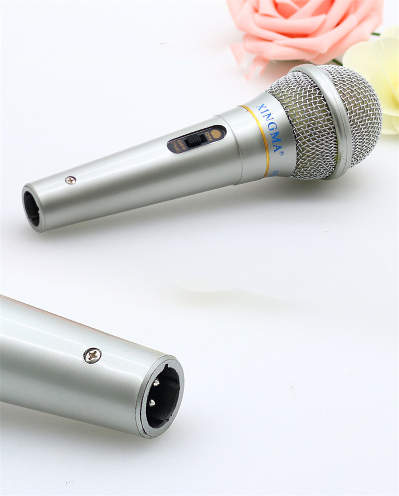 Mic Chống Hú, Chống Rè, Micro Karaoke XINGMA AK-319, Micro Chuyên Nghiệp Có Dây, Micro Hát Karaoke Phòng Thu