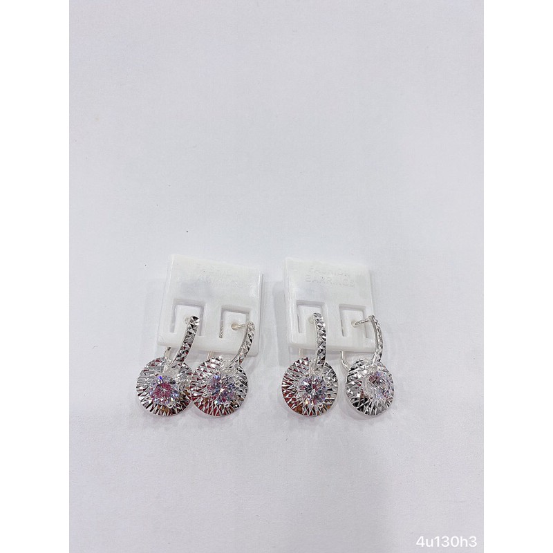 Khuyên tai tròn đính sát tai sang xịn mịn bạc chuẩn đẹp NGỌC MẬU