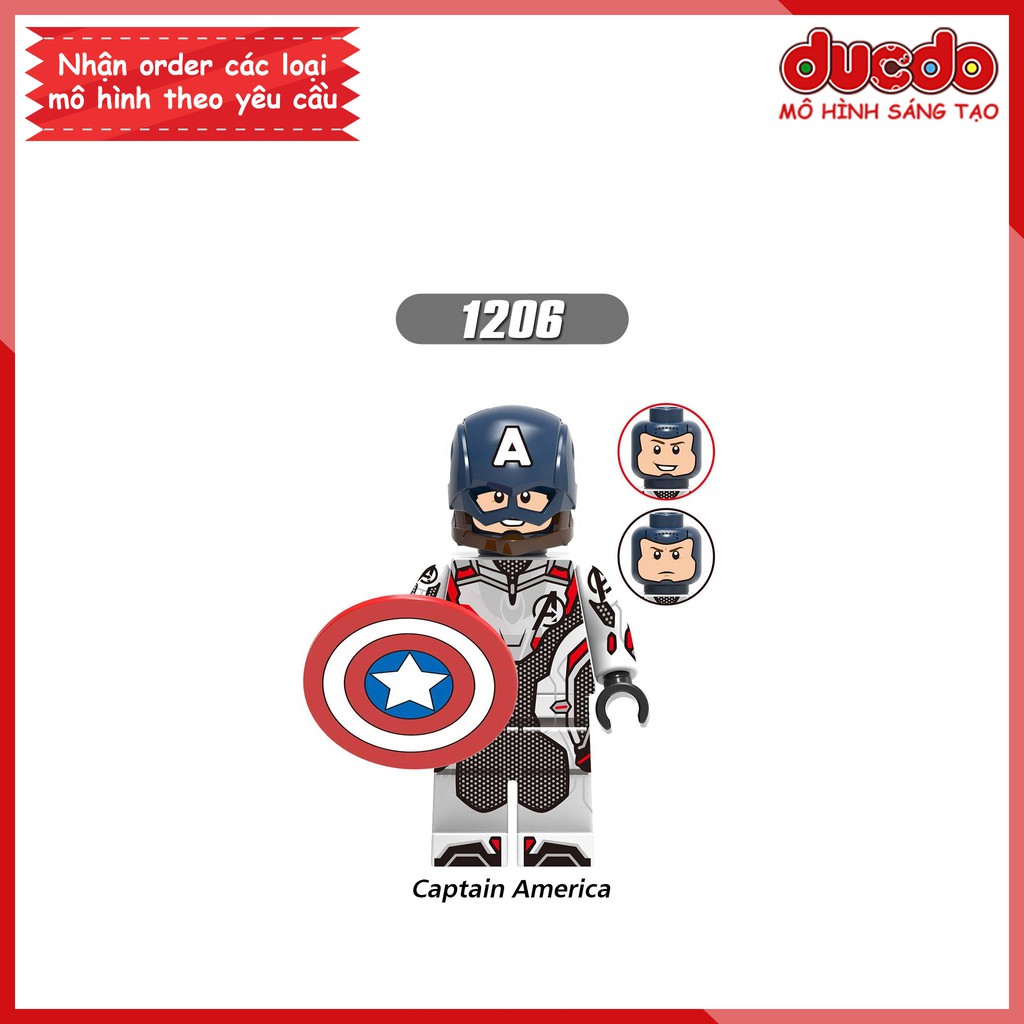 Minifigures biệt đội Avenger End Game full đồ Quantum - Đồ chơi Lắp ghép Xếp hình Mô hình Mini Iron Man XINH 0251