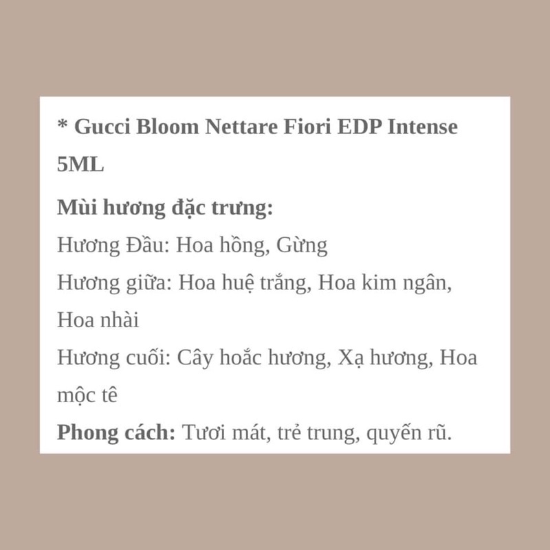 G.U.C.C.I 4PCS Mini Set For Women | Thế Giới Skin Care