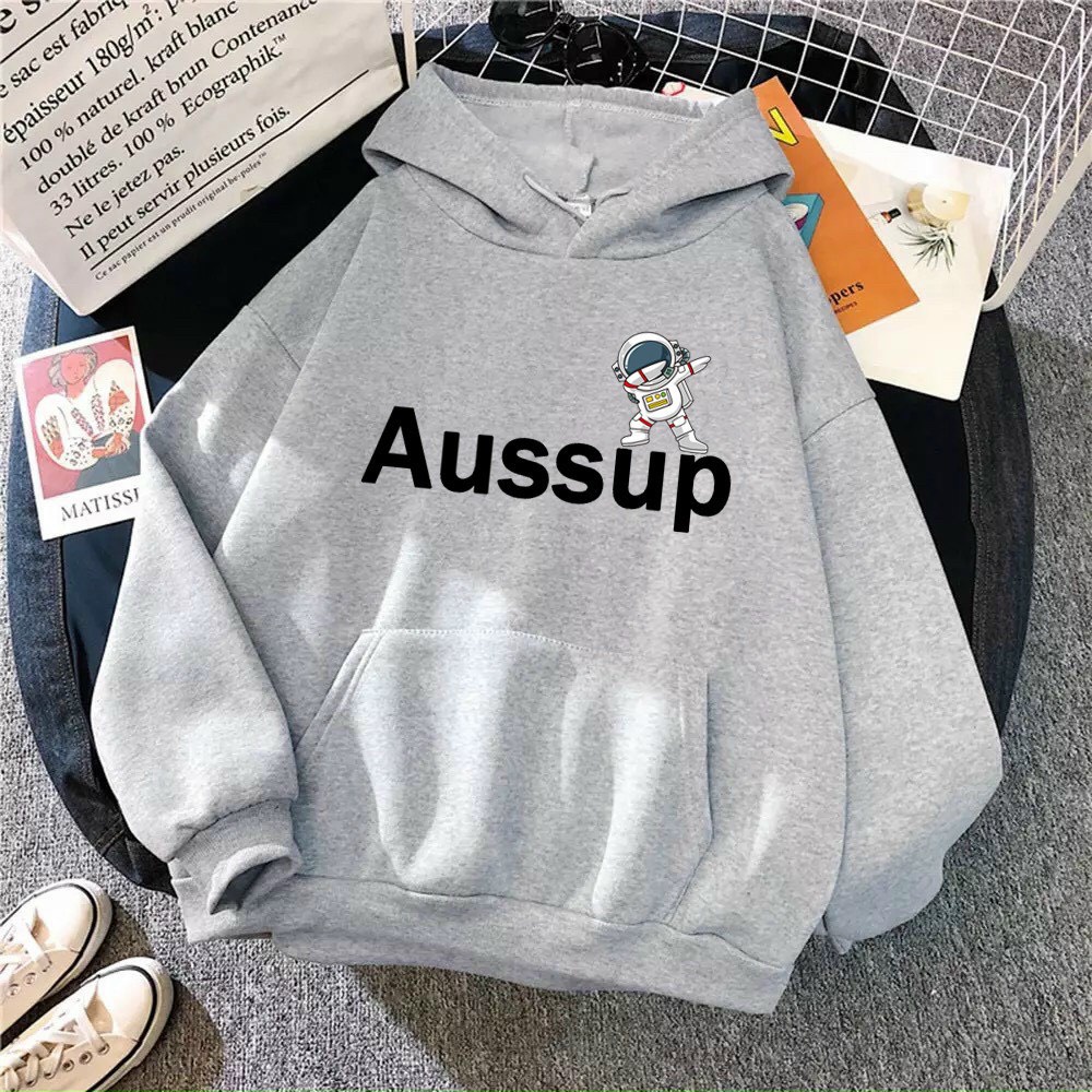 ÁO KHOÁC NỈ UNISEX PHOM NAM NỮ IN AUSSUP PHI HÀNH GIA CỰC ĐẸP NHIỀU MÀU