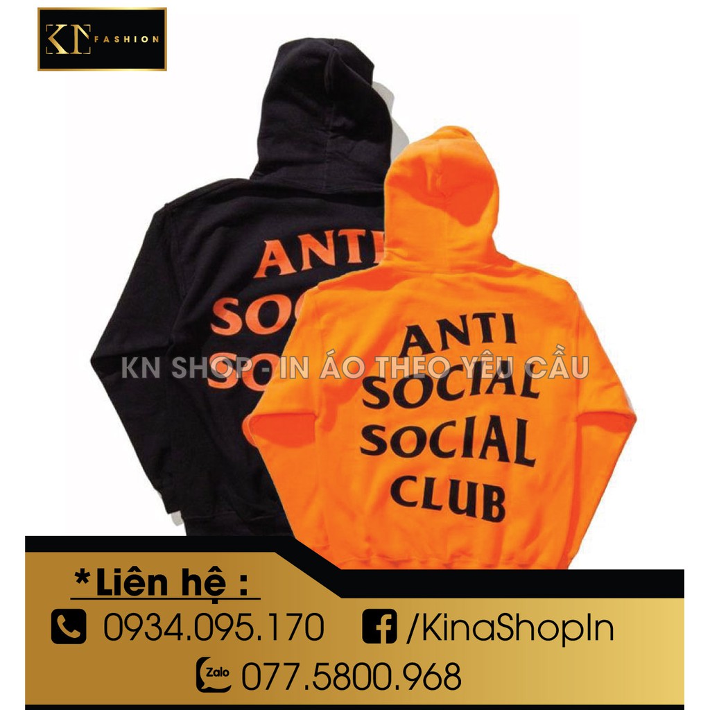 Áo hoodie Anti Social Social Club x Undefeated - Dày mềm mịn | BigBuy360 - bigbuy360.vn