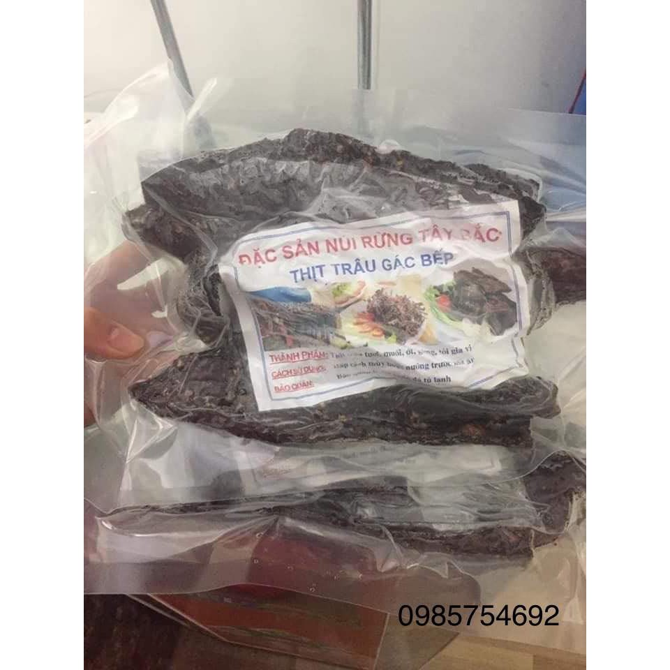 Thịt trâu gác bếp Tây Bắc bao thơm ngon chuẩn vị đặc sản vùng cao - tặng kèm chẩm chéo