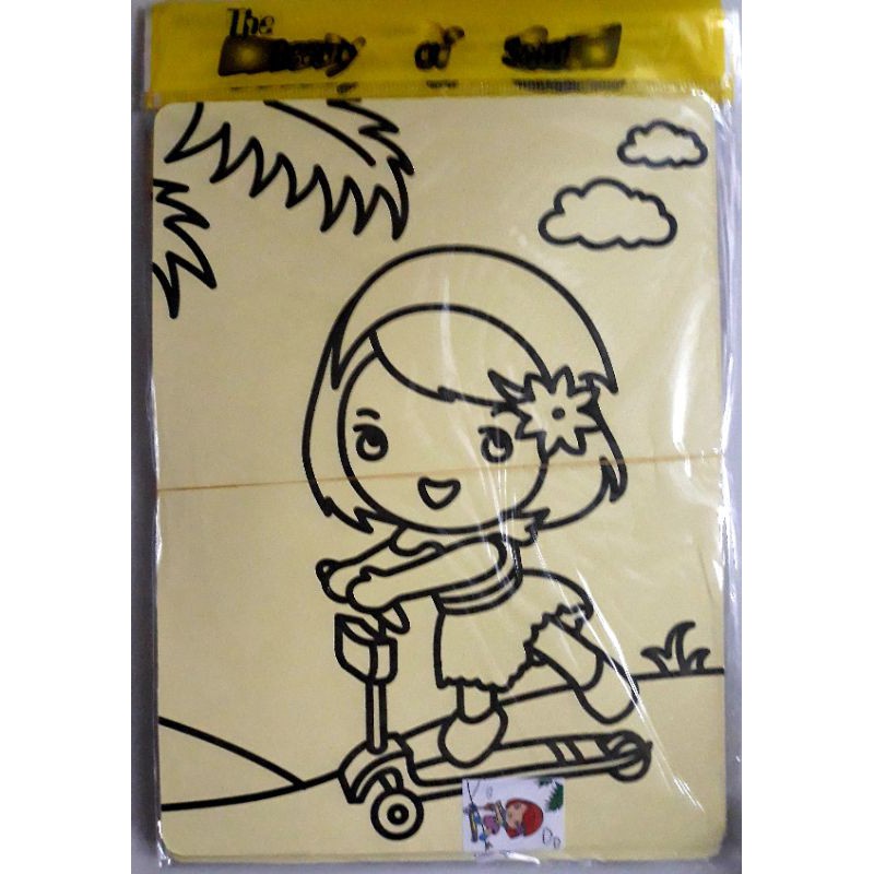 10 tranh cát khổ giấy A4