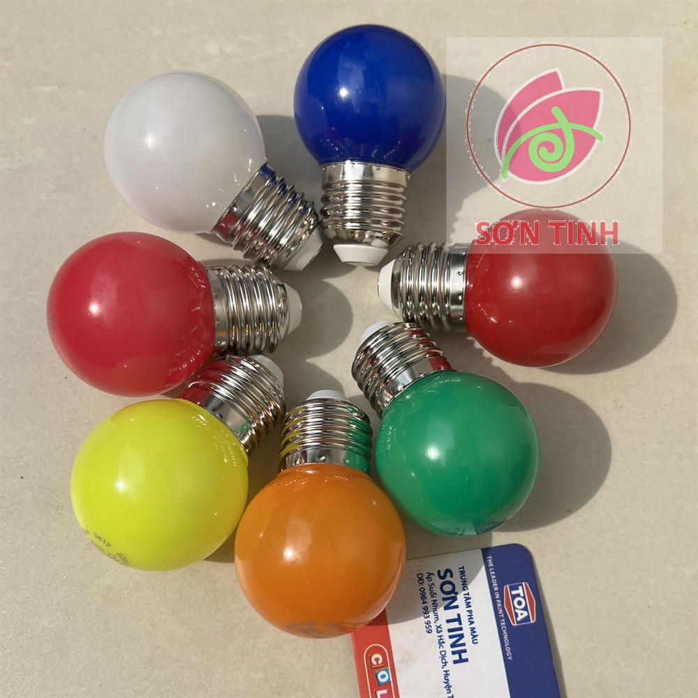 Led bulb mpe 1.5w , led trái chanh Mpe chính hãng ( 7 màu để chọn lựa)