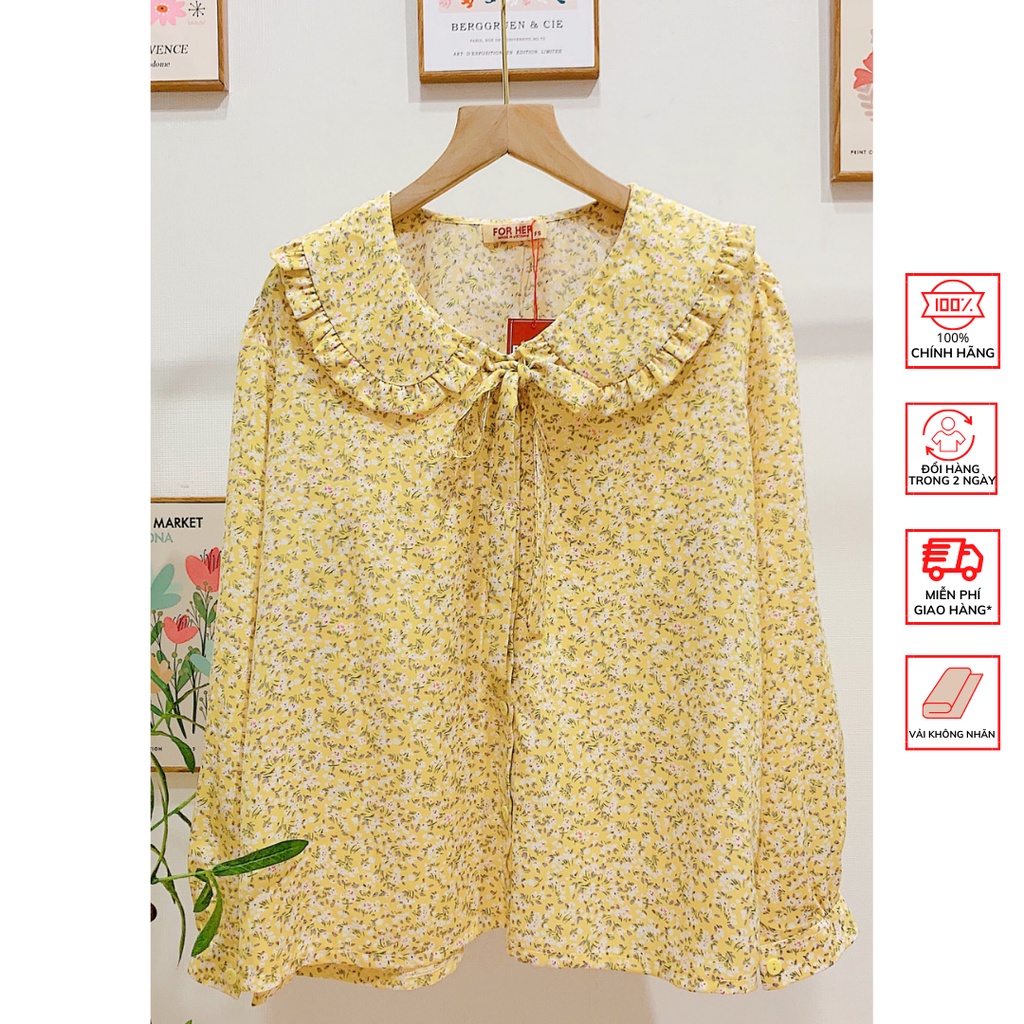 Áo Cột Nơ FOR HER Bèo Hoa AO0614