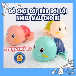 Đồ chơi nhà tắm - rùa bơi dưới nước vặn cót nhựa an toàn cho bé - cotrua - Đồ khuyến mãi giá tốt
