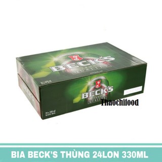 Thùng 24 lon bia beck's 330ml