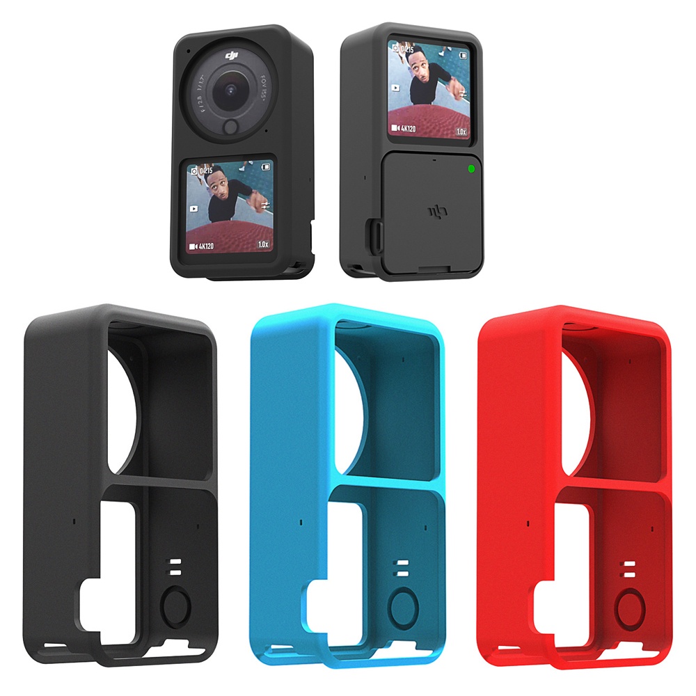 Vỏ silicon bảo vệ chống rơi chống bụi cho Camera thể thao DJI ACTION2 osmo ACTION2 ACTION 2