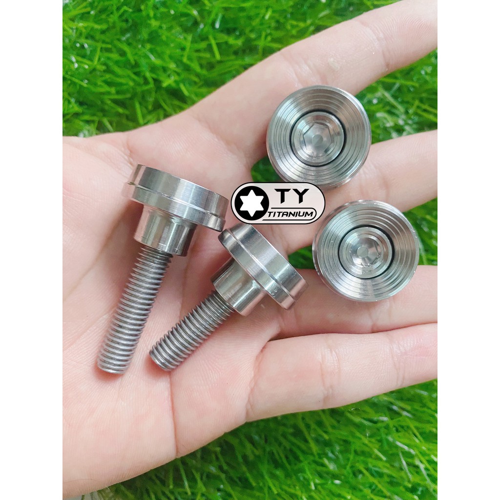 Ốc salaya inox304 Khâu gác chân kèm ốc cho Wave Dream bộ 4 món như hình