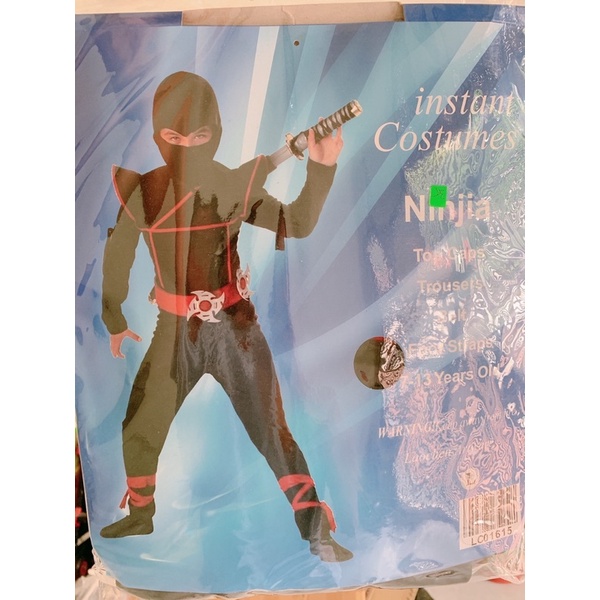 Bộ hoá trang halloween Ninja kèm phụ kiện y hình