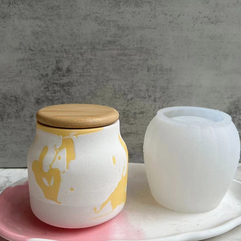 Khuôn Silicone Làm Hộp Đựng Chai Lọ Nhỏ DIY