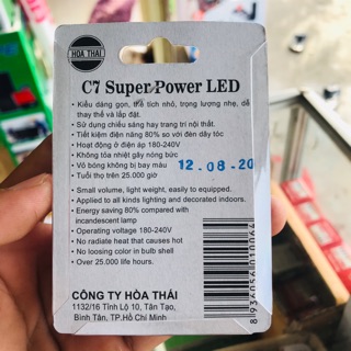 Combo 2 Bóng Đèn Cà Na LED HT, Siêu Bền