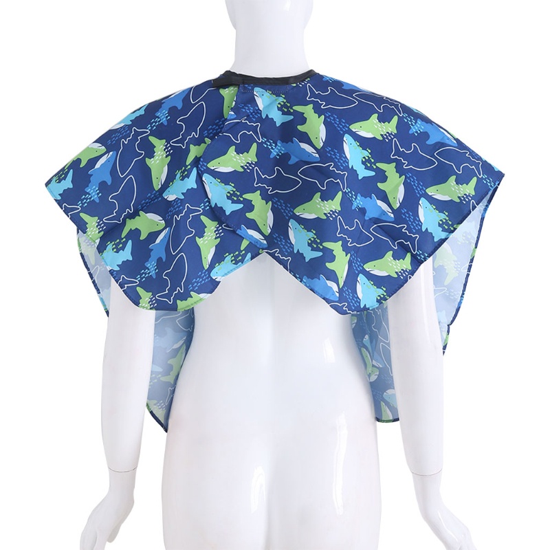 Áo Choàng Cắt Tóc Chống Thấm Nước Tiện Dụng Cho Bé