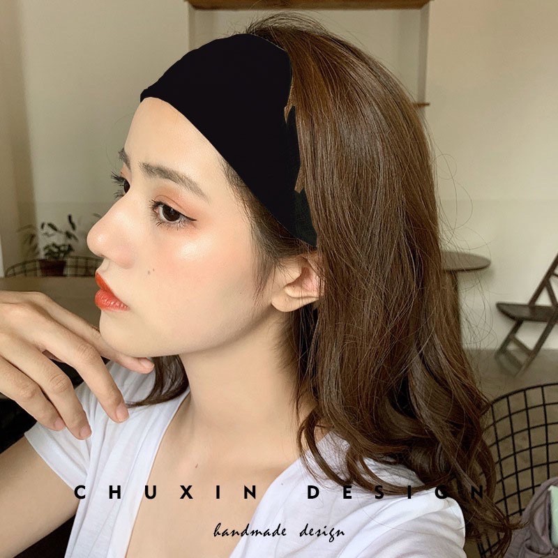 Băng Đô Len Mềm Mịn Co Giãn Headband
