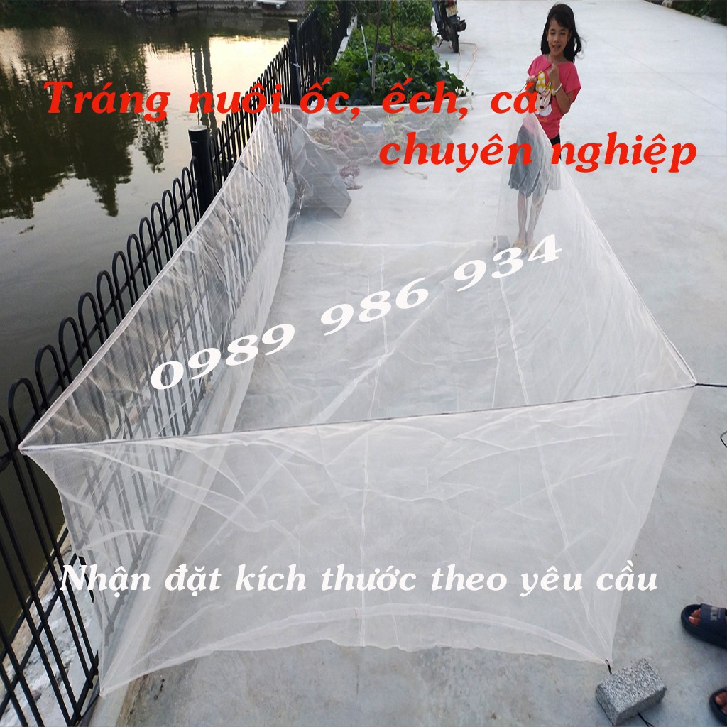 [Mã SKAMLTSM9 giảm 10% đơn 99K] Tráng nuôi ốc nhồi thương phẩm chuyên nghiệp 3m x 2m x 1m